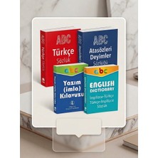 Renas Store Okul ve Eğitim Için Tam Referans Seti: Türkçe Sözlük, Imla Kılavuzu, Atasözleri & Ingilizce Sözlük (4'lü Paket)