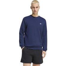 AKT2452 Adidas Ess Crew Ft Erkek Sweatshirt Mavi