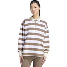 AKF6252 Adidas W Sl+ Ft Ls Pl Kadın T-Shirt Haki