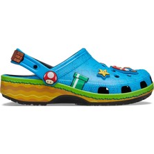 CS212138 Crocs Super Mario Core Cls Clg Terlik Mavi