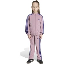 AHZ6597 Adidas Fırebırd Ts Çocuk Eşofman Takımı Mor
