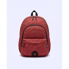 Kappa Authentic Campus Bag Unisex Koyu Turuncu Sırt Çantası