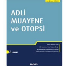 Seçkin Adli Muayene ve Otopsi - Erhan Günay, 2021 Yayın Tarihli Türkçe Kitap, Normal Boy