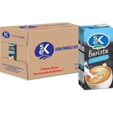 Sek Barista Süt %3 Yağlı Uht Süt (12 Adet x 1 Lt)