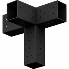Mamz Design Pergalo Çardak,sundurma,garaj Için Üst Orta T Baglantı Braketi 90X90X2,5 mm Profil Iç Ölçüsü 85X85 mm Dir