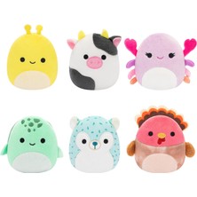 1001 Orijinal Micromallows 6'lı Paket – Cailey Yengeç, Cole Turtle, Connor Cow, Gavı Turkey, Hasani K