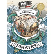 Step Kitap Pirates Coloring Book (Ciltli)