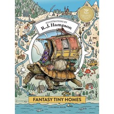 Step Kitap Fantasy Tiny Homes Coloring Book (Ciltli)