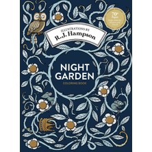 Step Kitap Night Garden Coloring Book (Ciltli)