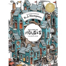 Step Kitap Steampunk Houses Coloring Book (Ciltli)