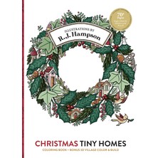 Step Kitap Christmas Tiny Homes Coloring Book (Ciltli)