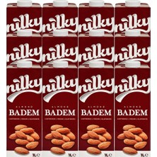 Nilky Almond Badem Sütü Laktozsuz Vegan 1 Lt 12 Adet