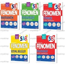 Fenomen Yayıncılık Fenomen 5(B) Matematik, Fen Bilimleri, Türkçe, Sosyal (AB), Paragraf 5 li Set