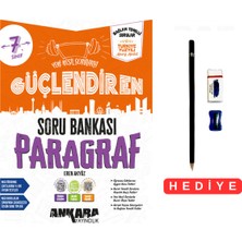 Ankara Yayıncılık 7.sınıf Güçlendiren Paragraf Yeni Nesil Sorularla Soru Bankası Türkiye Yüzyılı Maarif Model Kalem Seti Hediyeli