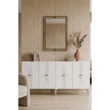 Ceneyra KA1543BS Lura Konsol Beyaz-Silver 150CM