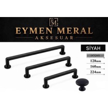 Eymen Meral Aksesuar Düğme Siyah Renk Kaliteli Kulp (Vidaları Dahil) Ağır Kaliteli Lüx ve Uzun Ömürlü Malzemedir. Şık ve Estetik Görünümlüdür.