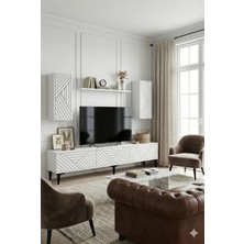 Ceneyra TVR1802B FERROTVR180 Tv Ünitesi Beyaz 180CM