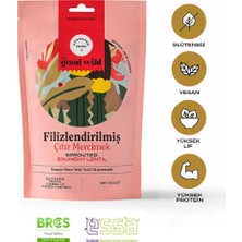 The Good Wild Filizlendirilmiş Çıtır Mercimek | Glutensiz Vegan Atıştırmalık | Yüksek Lif, Protein | 150 Gr