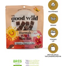 The Good Wild Hurmalı Kids Mini Bar | Glutensiz Vegan Atıştırmalıklar | Hurma Püresi | Bitter Çikolata | 55 Gr