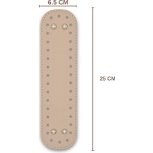 Sensy Çanta Tabanı Mini Suni Deri 6.5CMX25CM Canta Aksesuarı ve Çanta Aksesuar