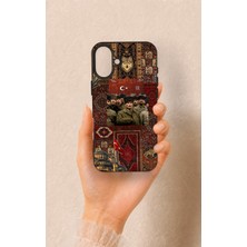 Vip Case iPhone 16 Plus Uyumlu Bozkurt ve Atatürk Desenli Silikon Kılıf