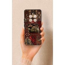 Vip Case Realme 12 Pro Uyumlu Bozkurt ve Atatürk Desenli Silikon Kılıf