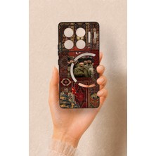 Vip Case Infinix Gt 20 Pro Uyumlu Bozkurt ve Atatürk Desenli Silikon Kılıf