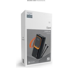 Yazicitekno 30.000 Mah 22.5W Süper Hızlı Şarjlı Powerbank