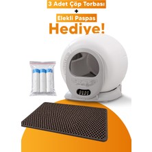 Livenzi Pet Akıllı Otomatik Kedi Tuvaleti | Wi-Fi Kontrollü & Otomatik Temizleme & Koku Önleyici & Uv Sterilizasyon