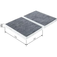 Grat Kabin Filtresi Karbonlu (Bmw G11-G12-G30-G31-G05-G06 )