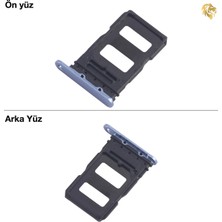 Arsking Xiaomi Mi 14 Ultra Uyumlu Sim Iç Yuvası Çiftli Mavi Sim Kart Tepsisi Sim Kızağı Sim Çekmecesi
