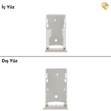 Arsking Xiaomi Mi Max 2 Uyumlu Sim Iç Yuvası Çiftli Altın Sim Kart Tepsisi Sim Kızağı Sim Çekmecesi Sim Tray