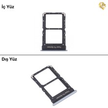 Arsking Xiaomi Mi 10 Lite Uyumlu Sim Iç Yuvası Çiftli Beyaz Sim Kart Tepsisi Sim Kızağı Sim Çekmecesi