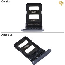 Arsking Xiaomi Mi 11 Uyumlu Sim Iç Yuvası Çiftli Siyah Sim Kart Tepsisi Sim Kızağı Sim Çekmecesi Sim Tray