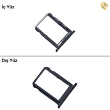 Arsking Xiaomi Mi A2 Uyumlu Sim Iç Yuvası Çiftli Siyah Sim Kart Tepsisi Sim Kızağı Sim Çekmecesi Sim Tray