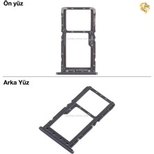 Arsking Xiaomi Pocophone F1 Uyumlu Sim Iç Yuvası Çiftli Siyah Sim Kart Tepsisi Sim Kızağı Sim Çekmecesi