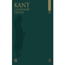 Vakıfbank Kültür Yayınları Kant Çalışmaları Dergisi Sayı 3