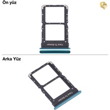 Arsking Xiaomi Mi 10 Uyumlu Sim Iç Yuvası Çiftli Yeşil Sim Kart Tepsisi Sim Kızağı Sim Çekmecesi Sim Tray