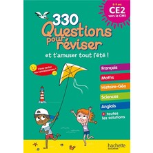 Hachette Books 330 Questions Pour Reviser Et T Amuser Tout L Été Ce2 Vers Le Cm1 8-9 Ans
