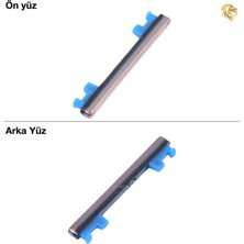 Arsking Xiaomi Mi 11 Lite Uyumlu Tuş Takımı Altın Yan Tuş Seti Power Ses Tuşu Açma Kapama Tuşu