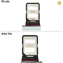 Arsking Xiaomi Mi 13T / 13T Pro Uyumlu Sim Iç Yuvası Çiftli Yeşil Sim Kart Tepsisi Sim Kızağı Sim Çekmecesi
