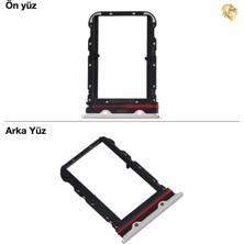 Arsking Xiaomi Mi Note 10 Lite Uyumlu Sim Iç Yuvası Çiftli Beyaz Sim Kart Tepsisi Sim Kızağı Sim Çekmecesi