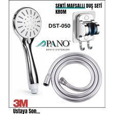Pano Senti Mafsallı Duş Seti Pvc Hortumlu - Ustaya Son