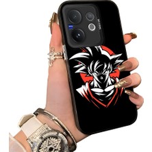 HONTINGA Vivo V60 5g ile Uyumlu Kılıf Silikon Kenar Sert Arka Kamera Koruyucu Basitlik Anti Düşme Kamera Sevgili Çift Kılıf Anime Desen Couple Telefon Kılıfı K1-1804