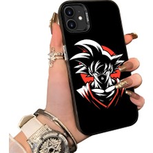 HONTINGA iPhone 12 Mini ile Uyumlu Kılıf Silikon Kenar Sert Arka Kamera Koruyucu Basitlik Anti Düşme Kamera Sevgili Çift Kılıf Anime Desen Couple Telefon Kılıfı K1-1804