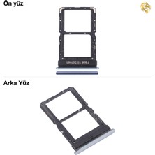 Arsking Xiaomi Mi 10 Uyumlu Sim Iç Yuvası Çiftli Gri Sim Kart Tepsisi Sim Kızağı Sim Çekmecesi Sim Tray
