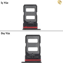 Arsking Xiaomi Poco X6 Pro Uyumlu Sim Iç Yuvası Çiftli Siyah Sim Kart Tepsisi Sim Kızağı Sim Çekmecesi