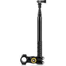 AZT INSTA360 X3 X4 X5 X6 DJI Osmo 360 Gopro vb Aksiyon Kameraları ile Uyumlu Görünmez Hayalet Invisible Çubuk Motorsiklet Bisiklet Bağlantı Aparatı