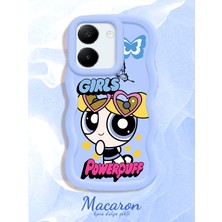 HONTINGA Vivo Y27S Uyumlu Kılıf Düşüme Önleyici Basitlik Anti Düşme Kamera Koruyucu Basit Mavi Yumuşak Silikon Sevgili Çift Telefon Kılıfı Anime Desen K9-0357