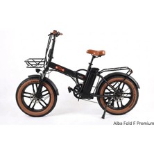 Alba Fold F Premium (1000 Hub) 48V 15AH Siyah Zırhlı Lastik